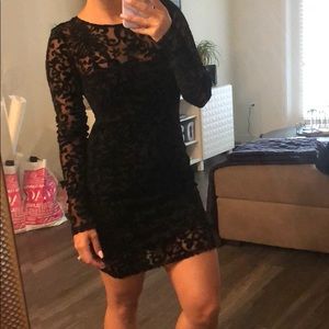 Black cocktail dress